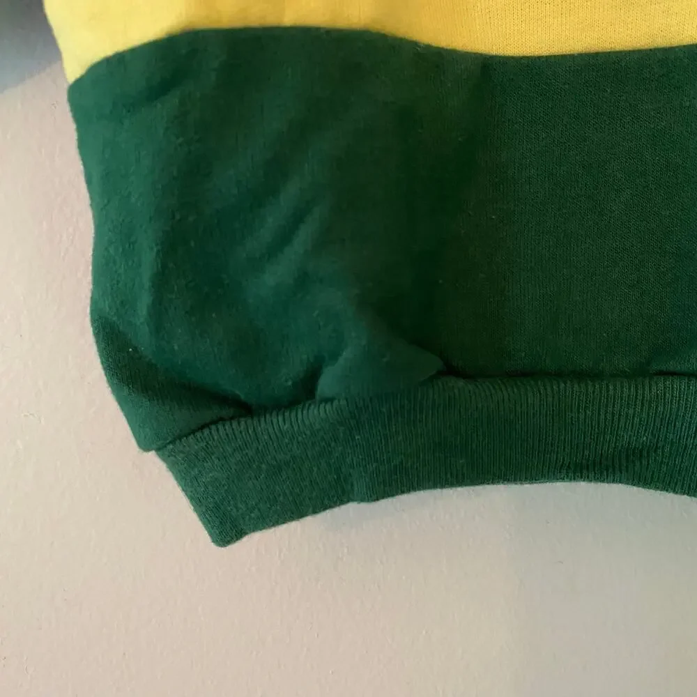 OshKosh Vintage 90s Green Yellow BearGosh Crewneck Sweatshirt Boys' 12 Month